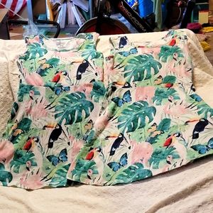 2 x 6x Wonder nation bird dresses